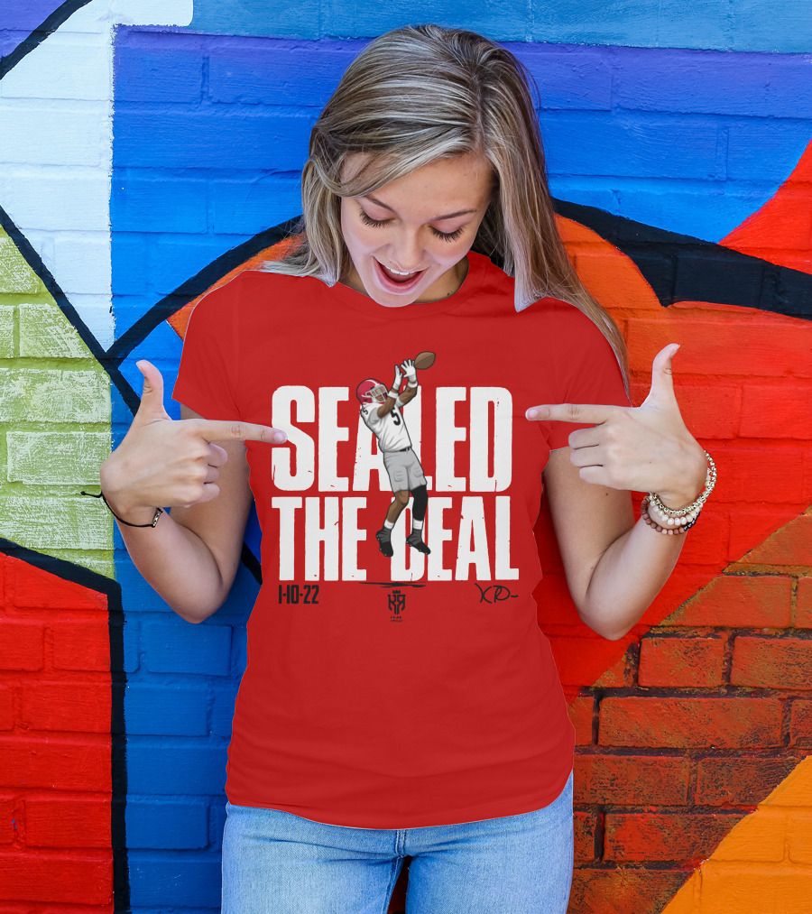 Kelee Ringo Sealed The Deal 1-10-22 Football Catch T-Shirt