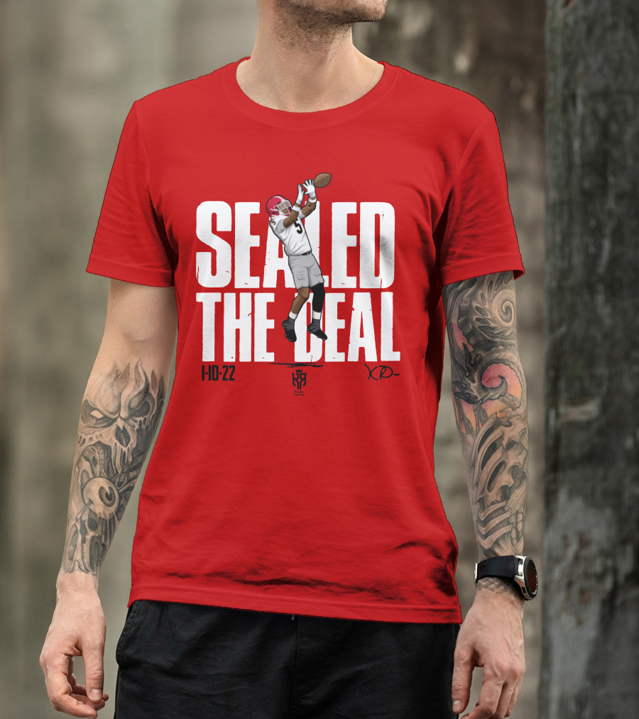 Kelee Ringo Sealed The Deal 1-10-22 Football Catch T-Shirt