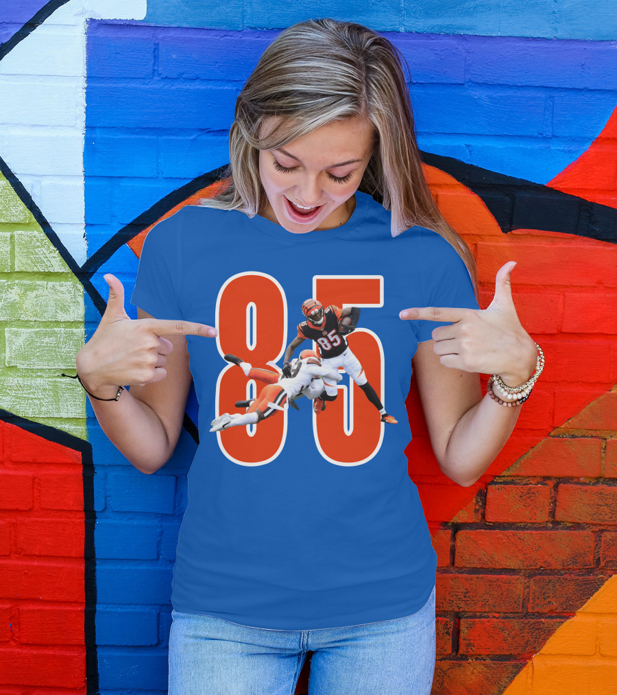 Tee Higgins Tamaurice William Cincinnati Bengals 85 Football T-Shirt