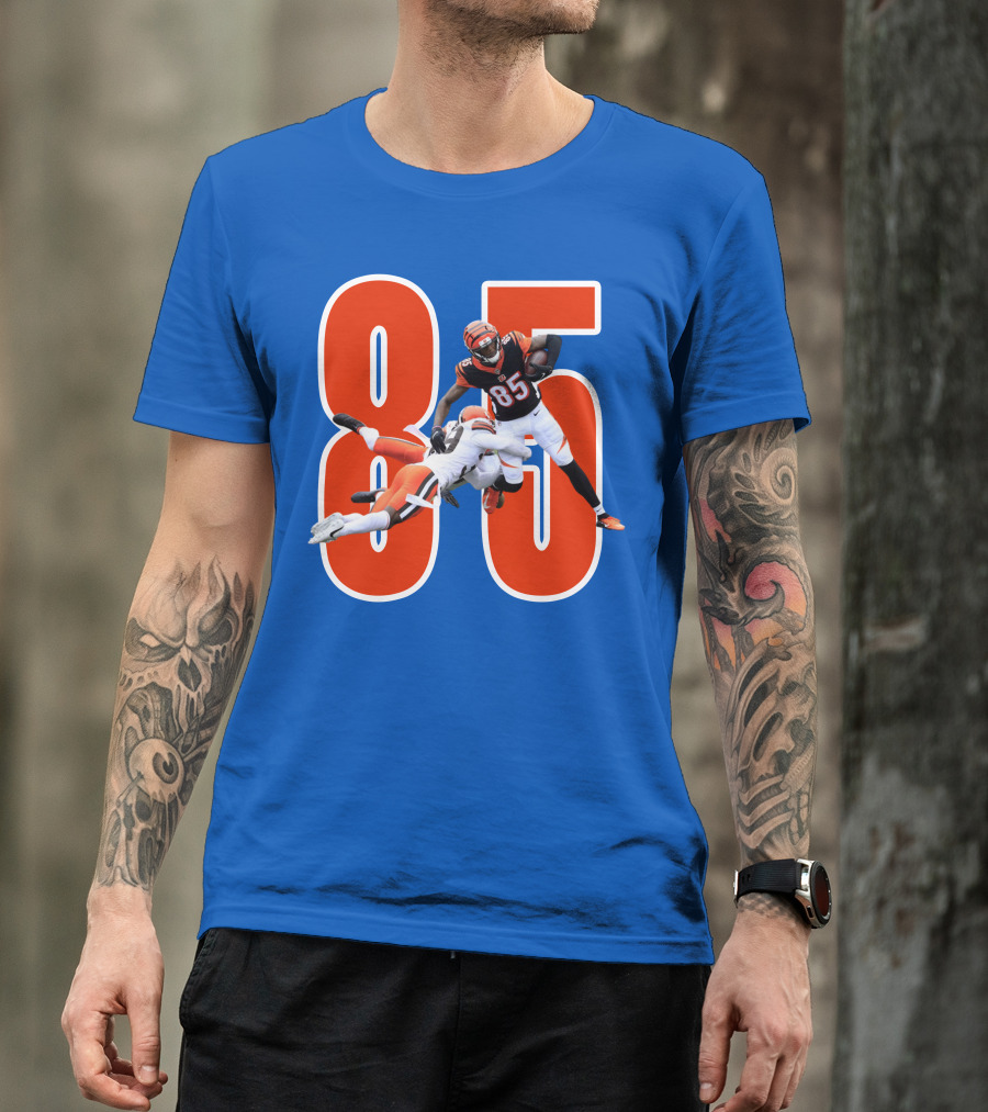 Tee Higgins Tamaurice William Cincinnati Bengals 85 Football T-Shirt