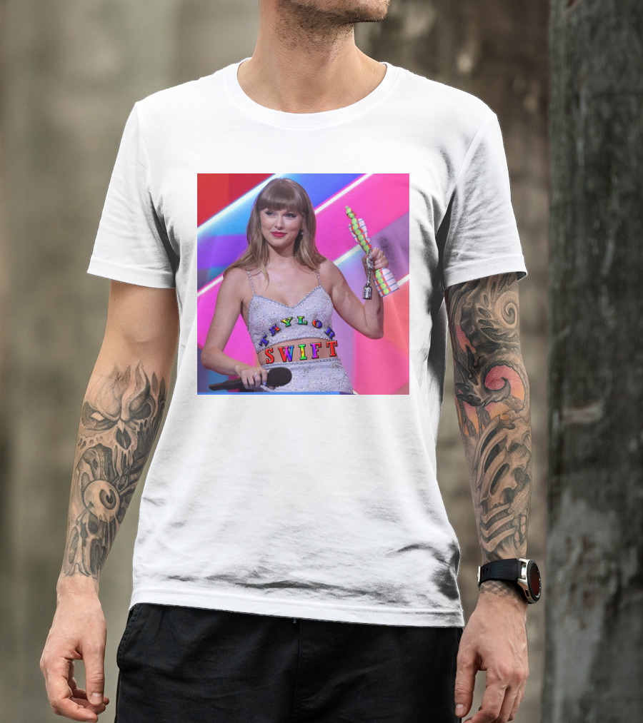 Taylor Swift Singer Songwriter Colorful Text Award Moment T-Shirt