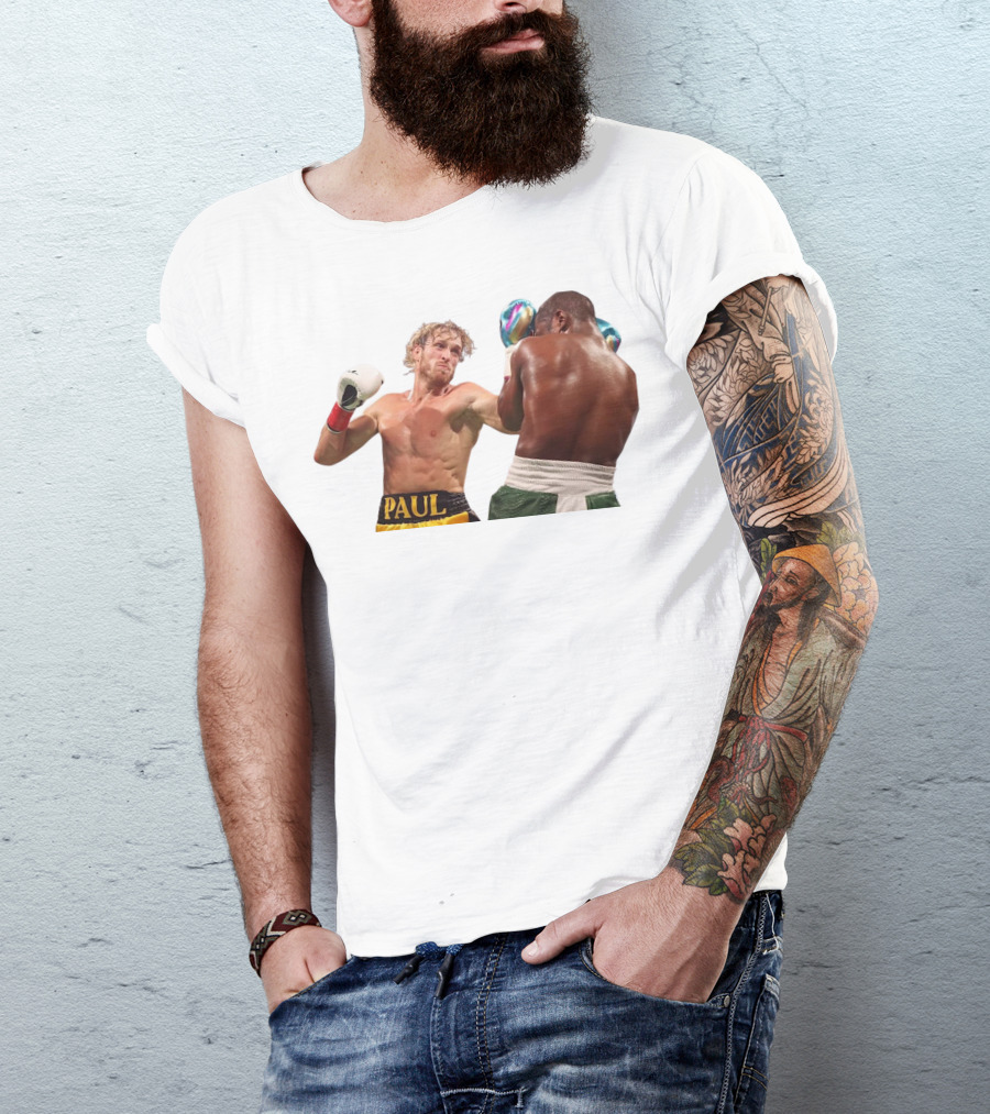 Logan Paul Boxing Match Action Scene T-Shirt