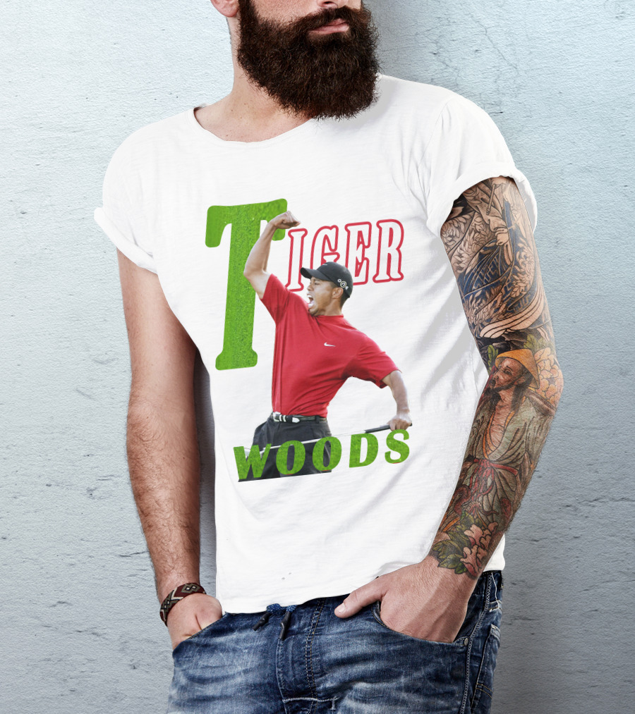 Tiger Woods Golfe Victory T-Shirt