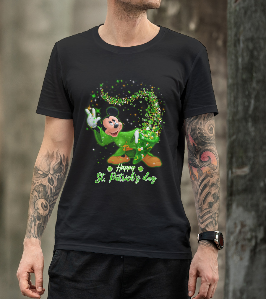 Happy St. Patrick's Day Mickey Mouse T-Shirt