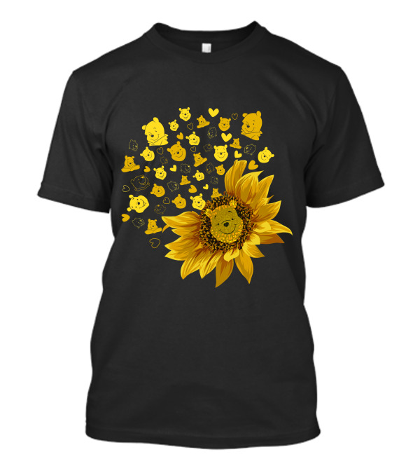 Pooh Sunflower Faces T-Shirt