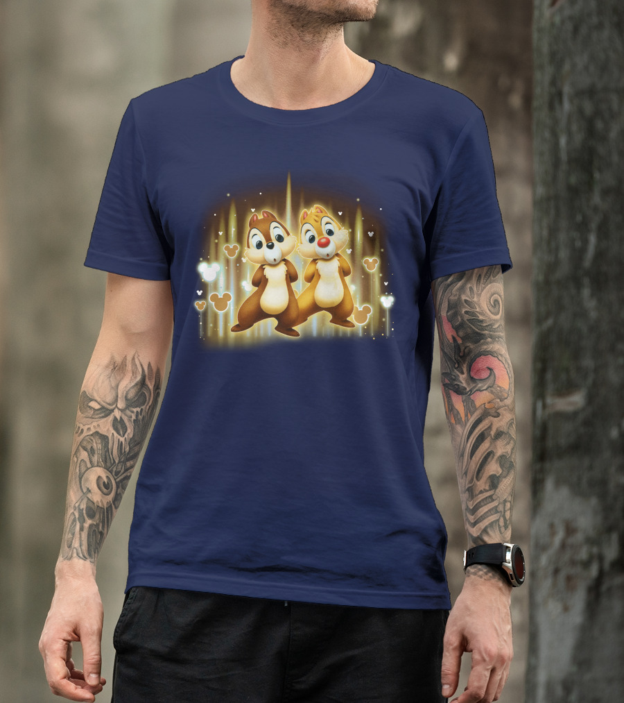 CND Heart Chip And Dale Mickey Ears Icons T-Shirt
