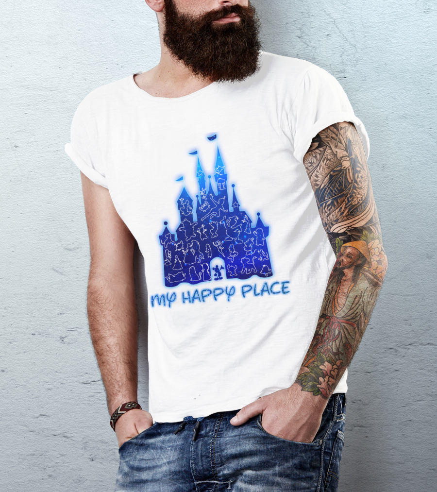 My Happy Place Disney Castle T-Shirt