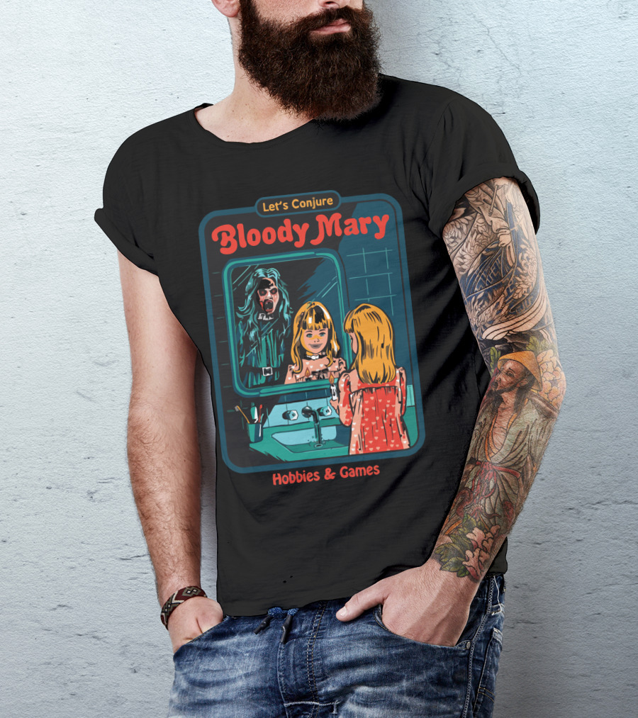 Let's Conjure Bloody Mary Hobbies And Games Mirror Reflection T-Shirt