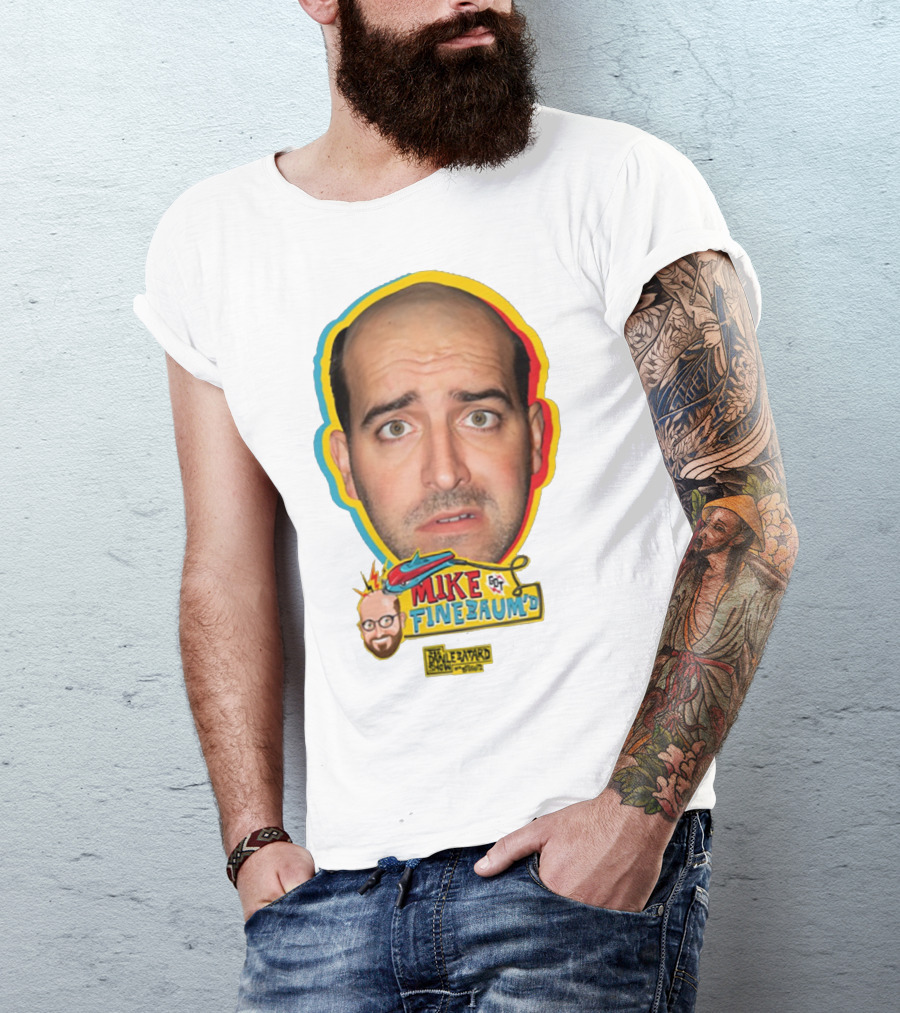 Mike Finebaum's Funny Cartoon Style Portrait Paul Finebaum Show T-Shirt