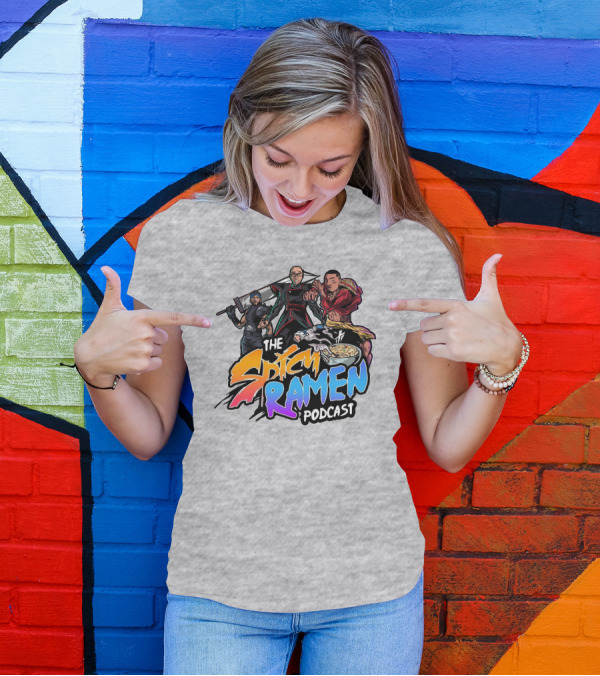 The Spicy Ramen Podcast Ninja Warrior Bowl Adventure T-Shirt
