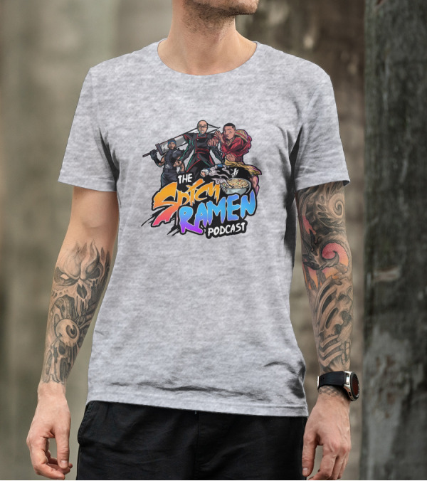 The Spicy Ramen Podcast Ninja Warrior Bowl Adventure T-Shirt
