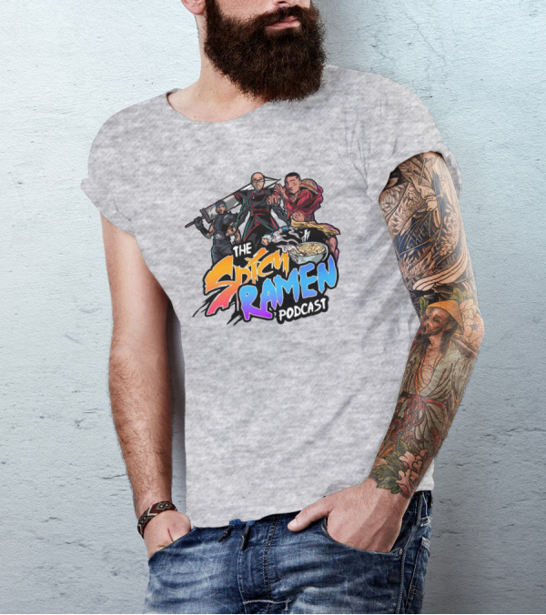 The Spicy Ramen Podcast Ninja Warrior Bowl Adventure T-Shirt