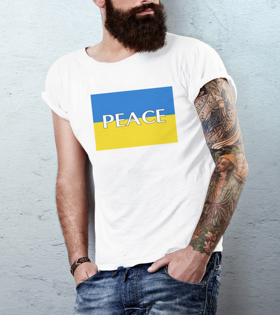 Peace Ukraine Flag T-Shirt