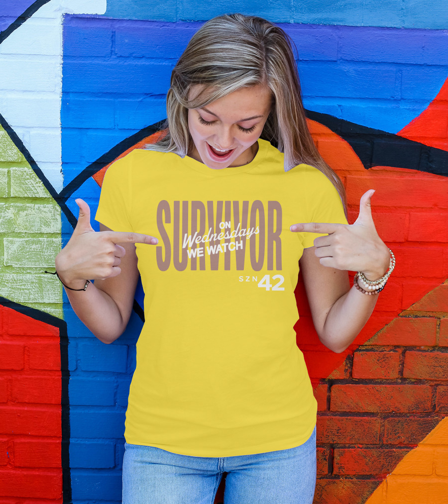 Survivor On Wednesdays We Watch SZN 42 T-Shirt
