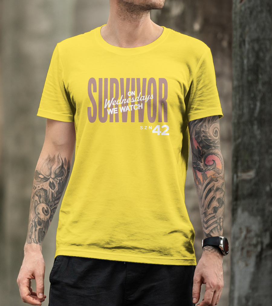 Survivor On Wednesdays We Watch SZN 42 T-Shirt