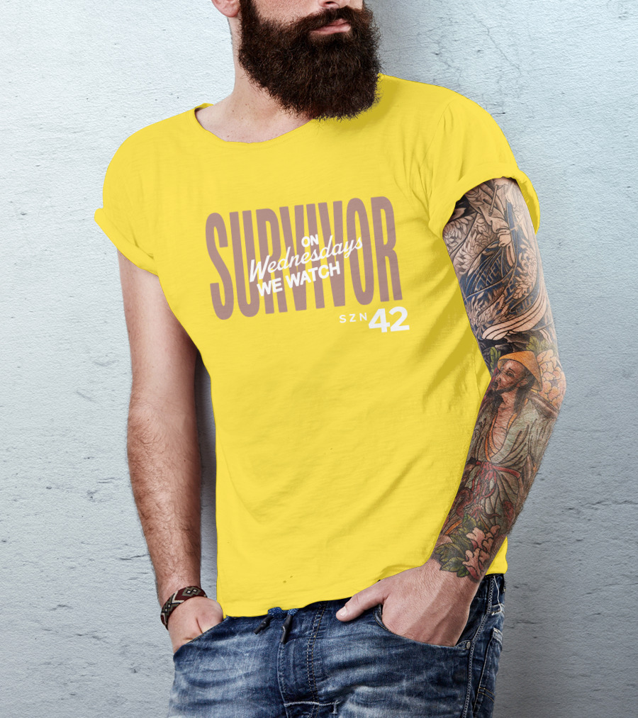 Survivor On Wednesdays We Watch SZN 42 T-Shirt