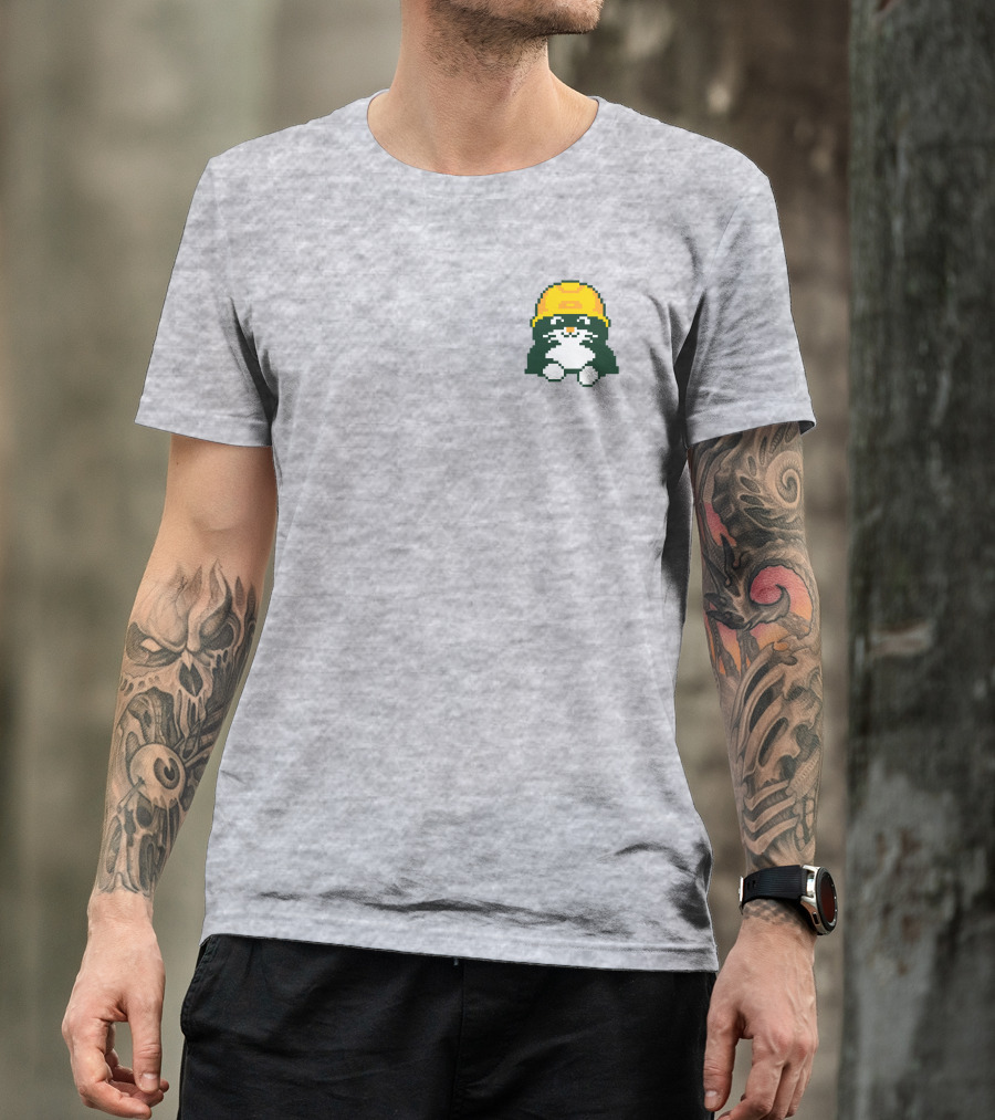 Construction Cats Wearing Hard Hats By Cats With Jobs T-Shirt