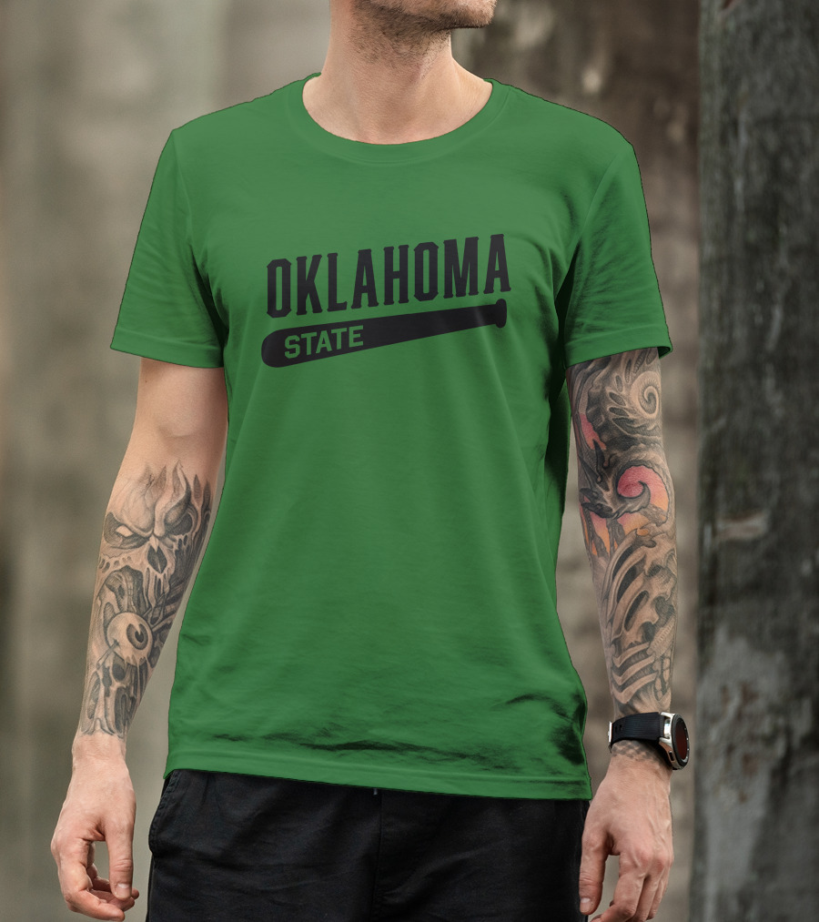 Oklahoma State Baseball Bat T-Shirt