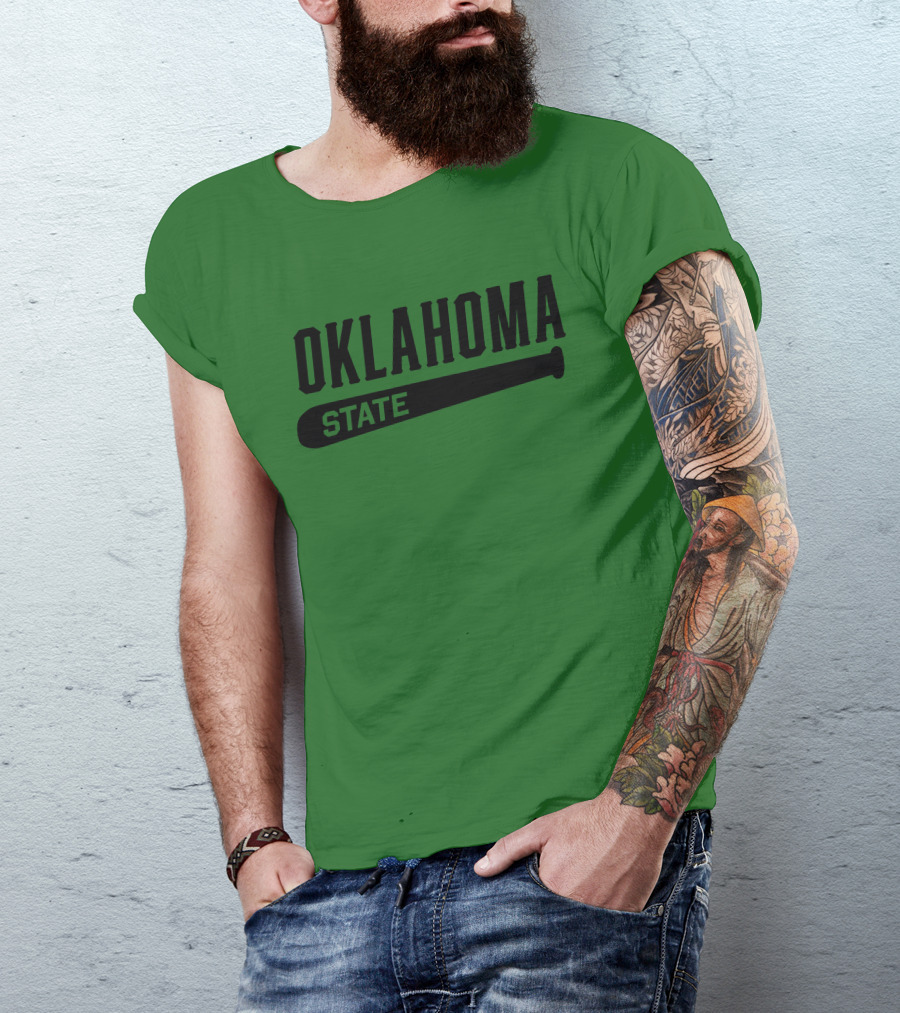 Oklahoma State Baseball Bat T-Shirt