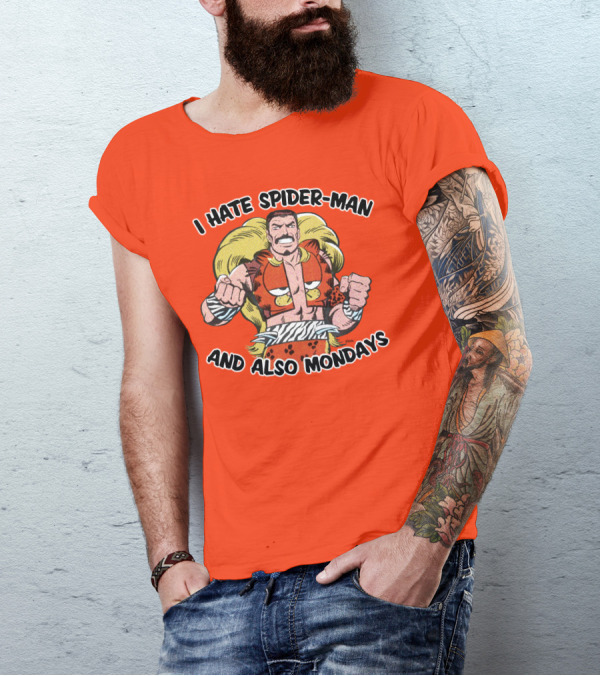I Hate Spider-Man And Also Mondays Kraven The Hunter Comic T-Shirt