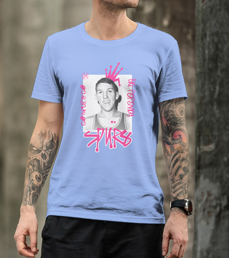 Go Spurs Go Big Popovich Spurs SA T-Shirt
