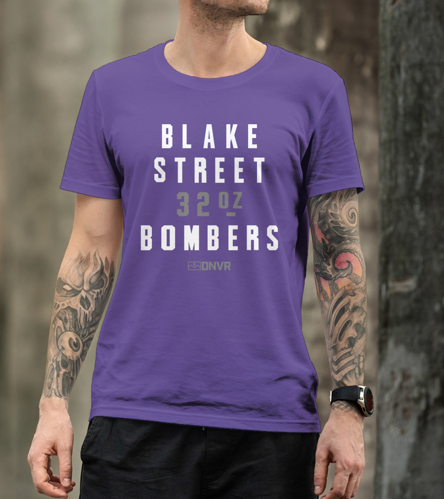 BLAKE STREET 32 Oz BOMBERS DNVR T-Shirt