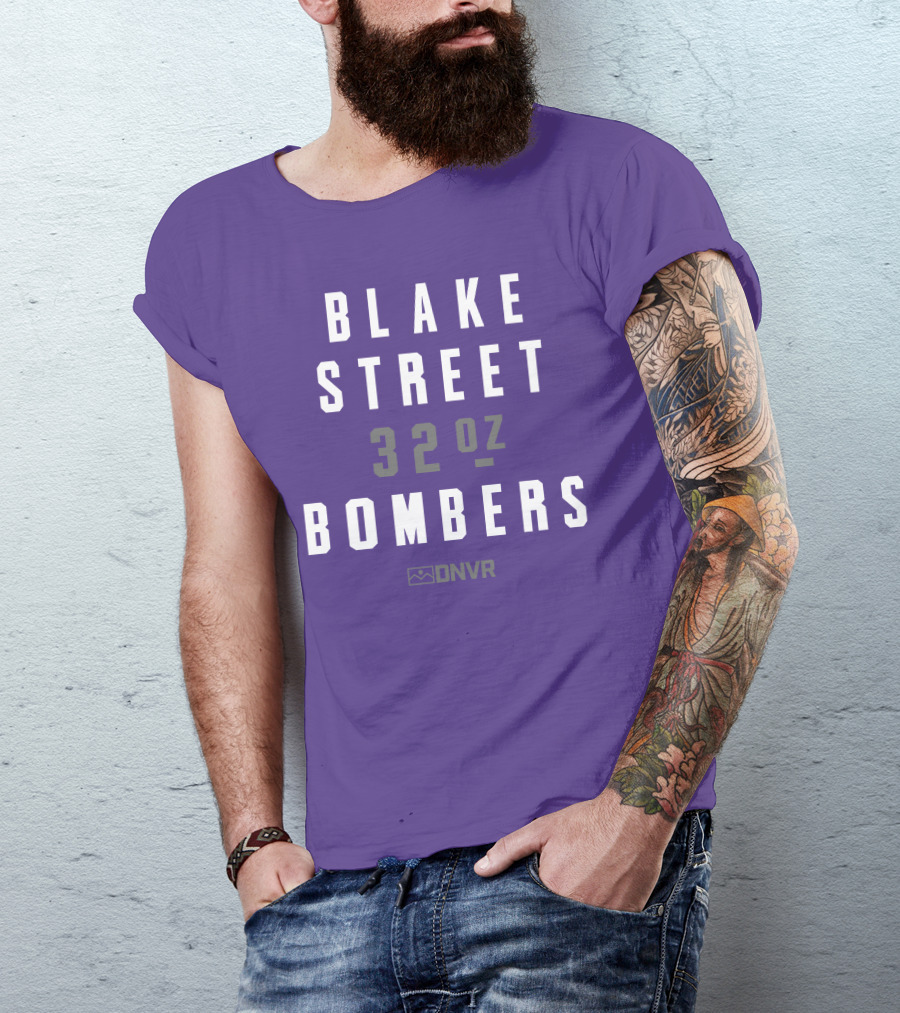 BLAKE STREET 32 Oz BOMBERS DNVR T-Shirt