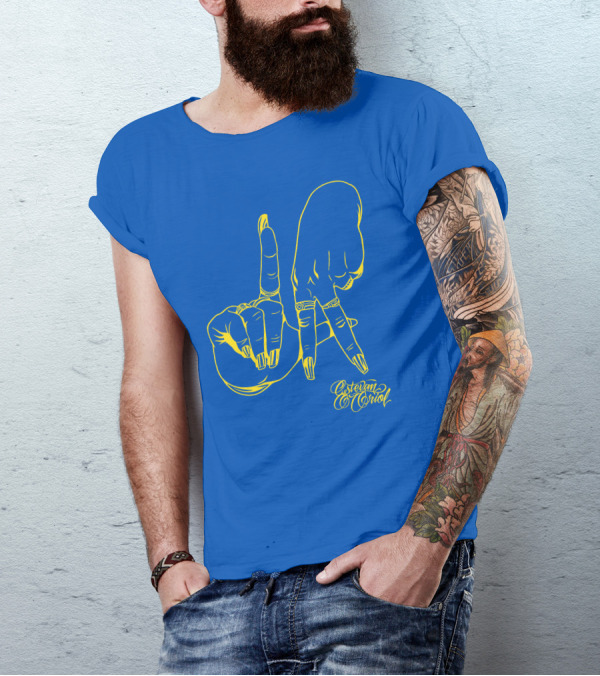 Los Angeles Fingers Esteban Oriol Super Bowl T-Shirt
