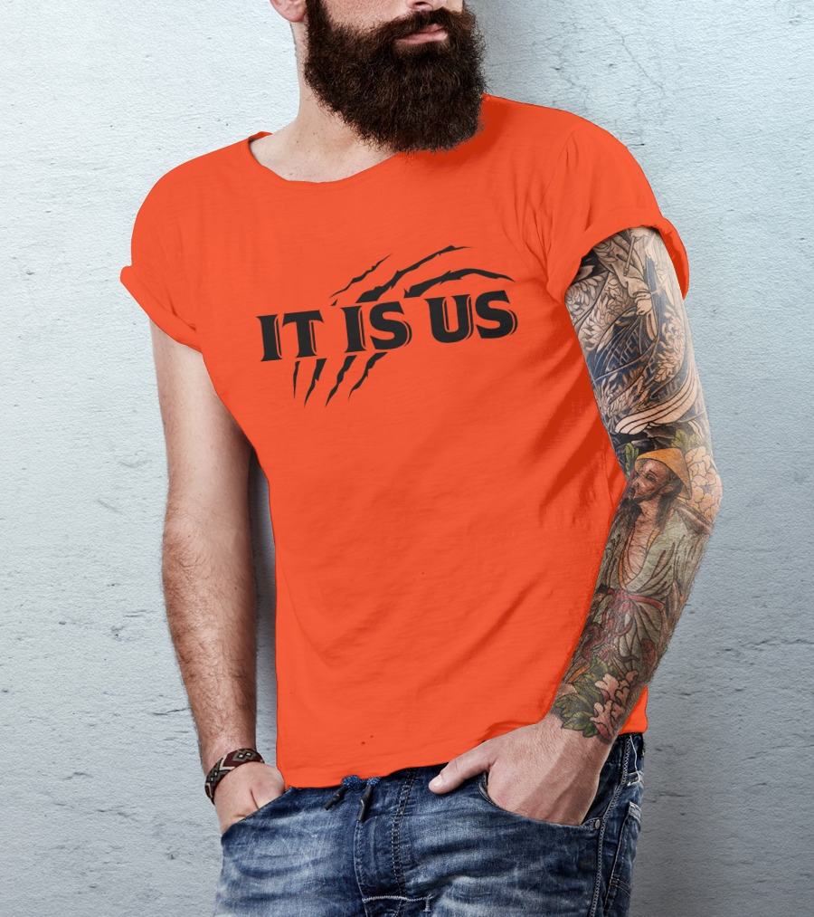 Cincinnati Bengals It Is Us Fan Claw Marks T-Shirt