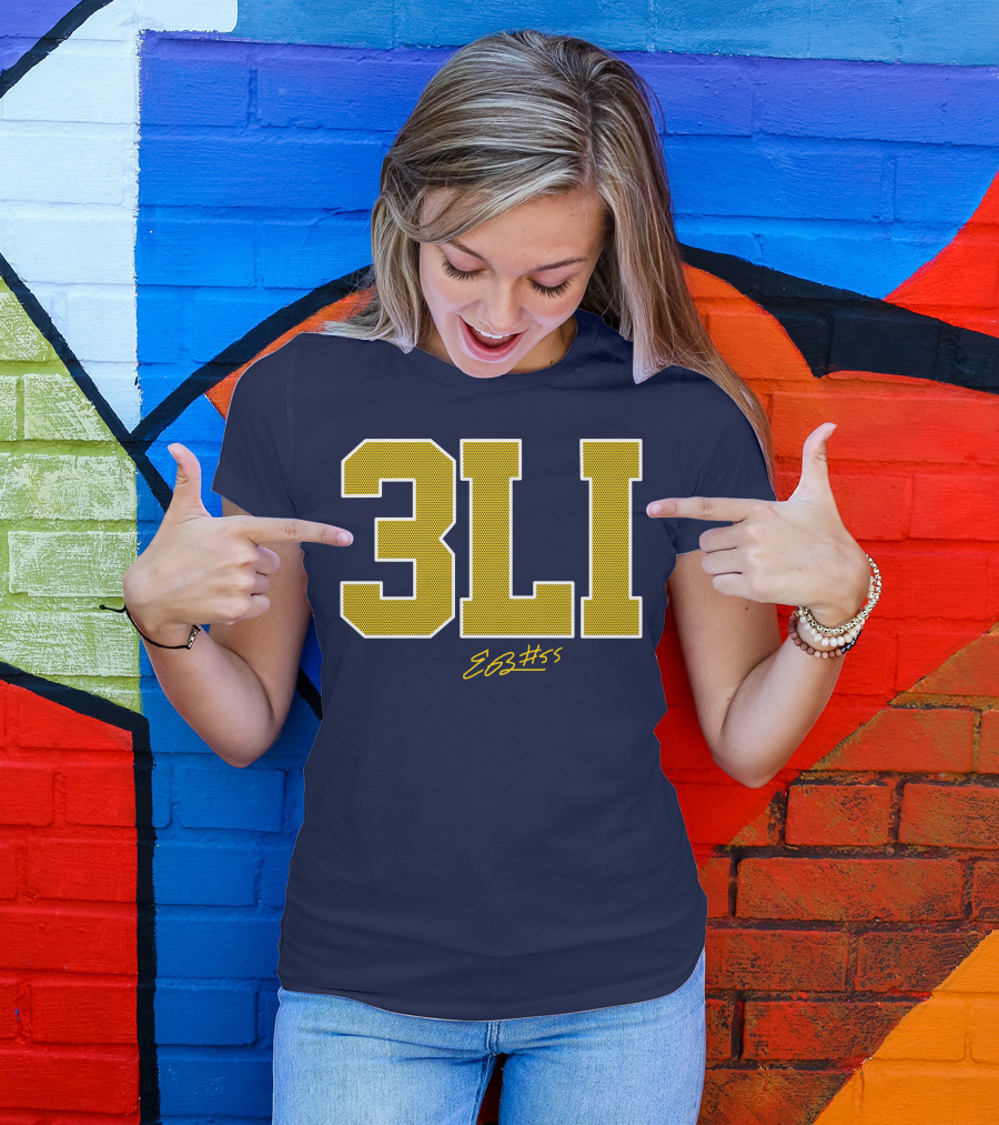 3Li Eli Brooks E63 #55 The Players Trunk Store T-Shirt
