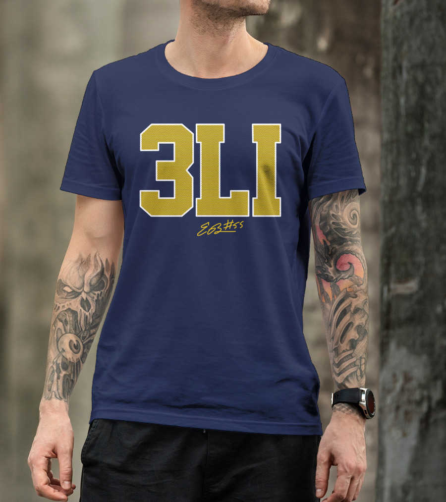 3Li Eli Brooks E63 #55 The Players Trunk Store T-Shirt