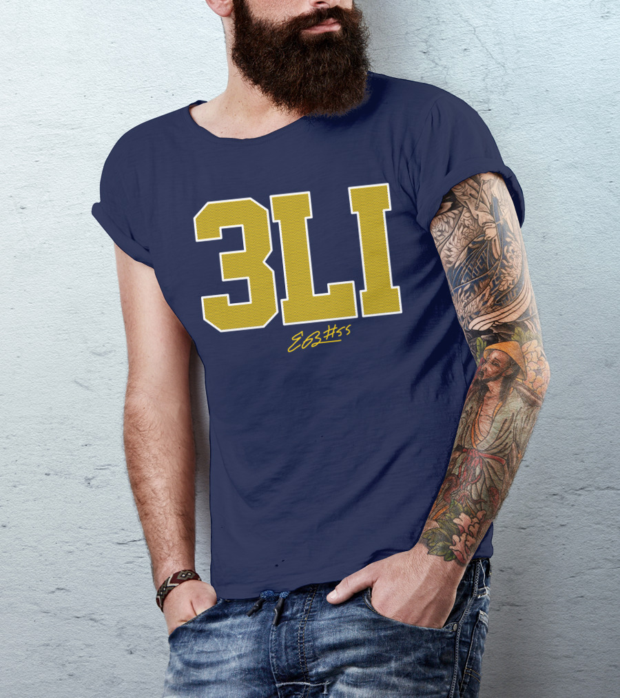 3Li Eli Brooks E63 #55 The Players Trunk Store T-Shirt