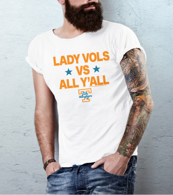 LADY VOLS VS ALL Y'ALL LADY VOLUNTEERS ORANGE MOUNTAIN T-Shirt