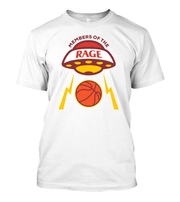 Members Of The Rage UFO Basketball Lightning T-Shirt