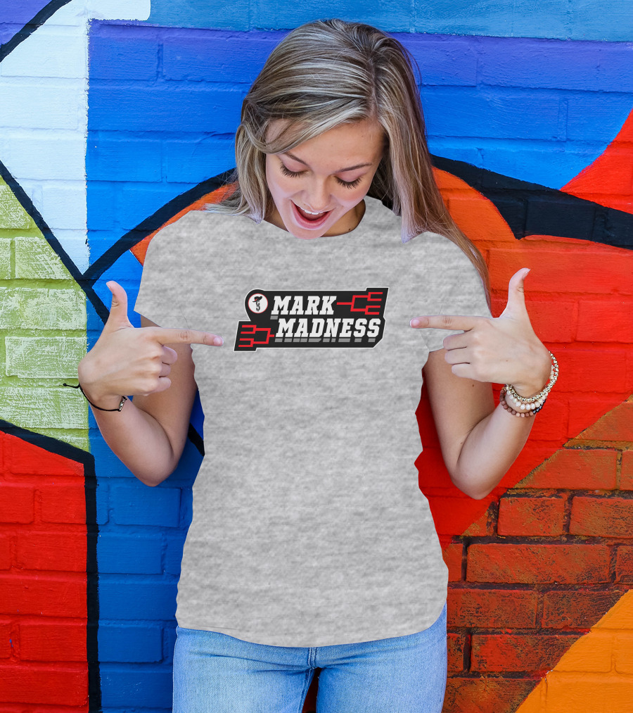 Csc Gamblin' Gauchos Mark Madness Basketball Tournament Bracket T-Shirt