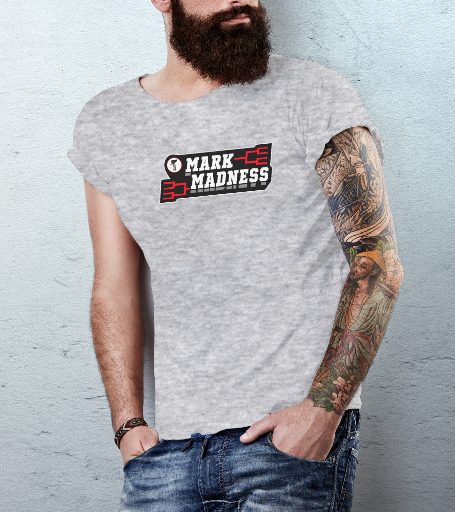 Csc Gamblin' Gauchos Mark Madness Basketball Tournament Bracket T-Shirt