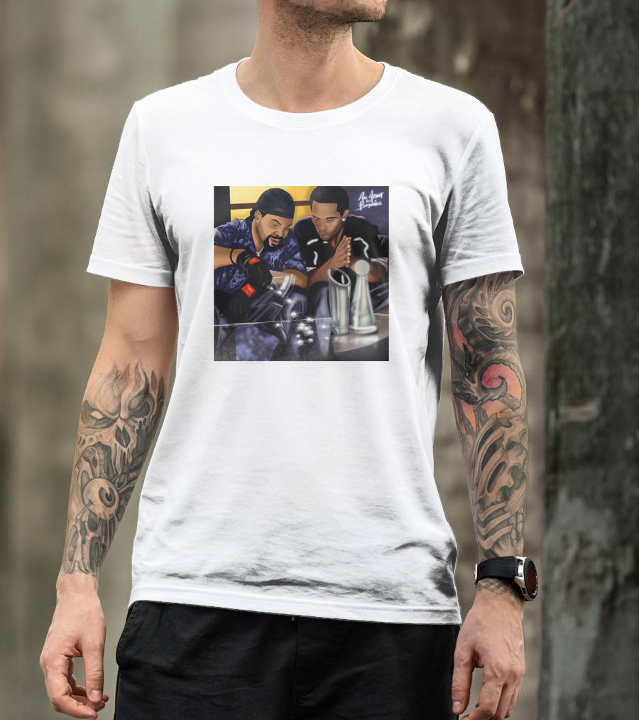 20 Years All About The Benjamins Ice Cube Mike Win On Set Scènes All About The Benjamins T-Shirt