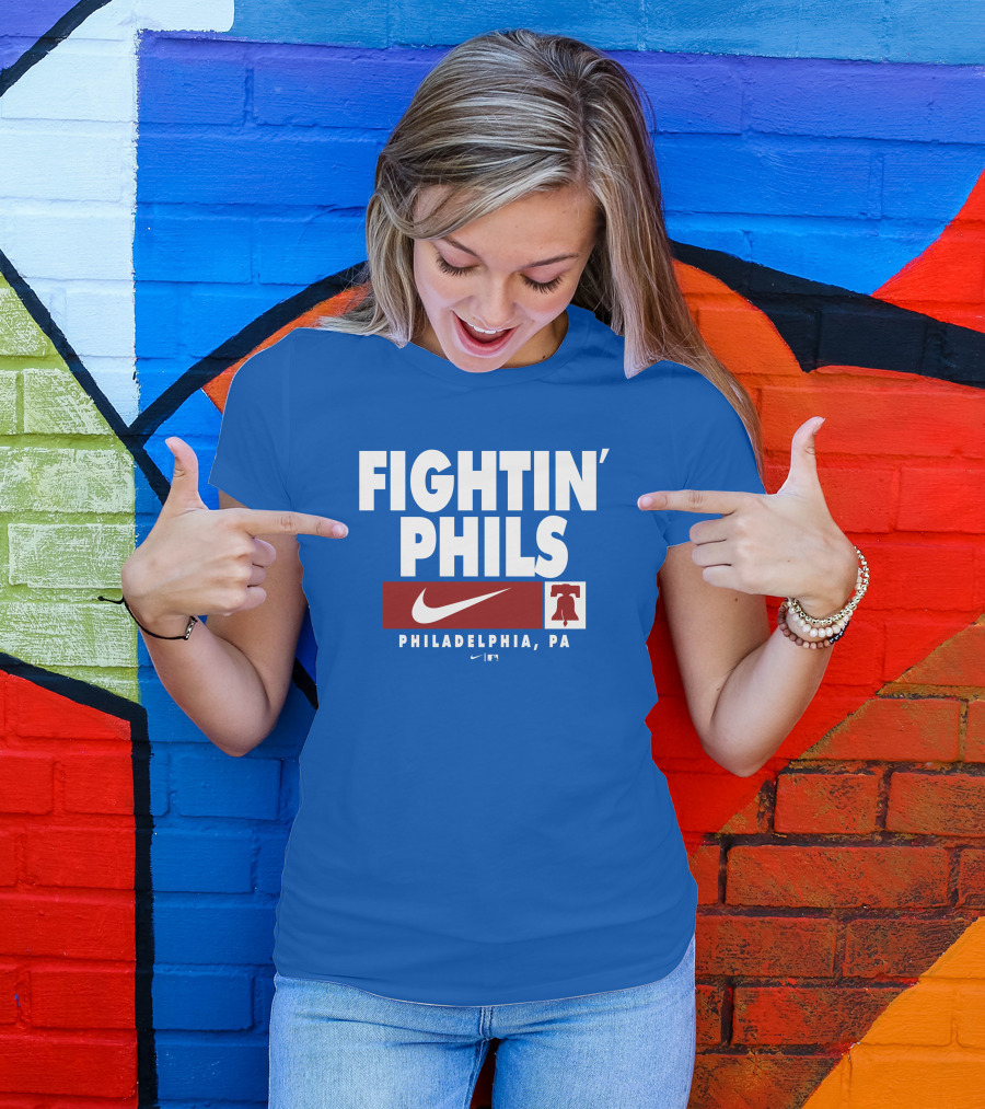 FIGHTIN' PHILS PHILADELPHIA PA LIBERTY BELL T-Shirt
