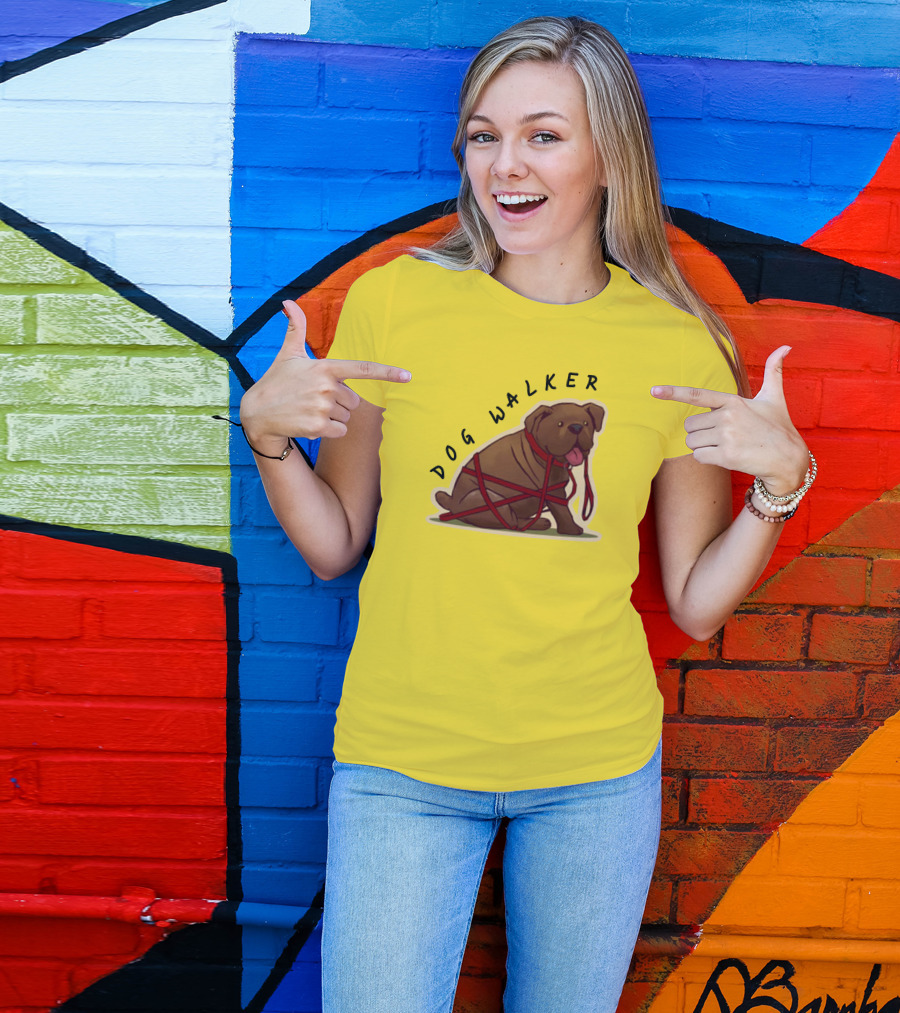 Dog Walker Dwight's Cats And Dogs Collection Dead By Daylight Store T-Shirt