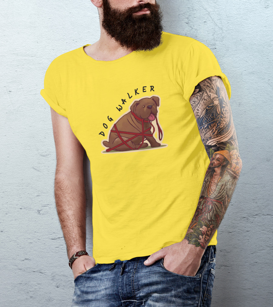 Dog Walker Dwight's Cats And Dogs Collection Dead By Daylight Store T-Shirt