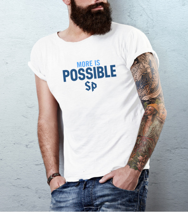 More Is Possible SP Saint Peter's Peacocks T-Shirt