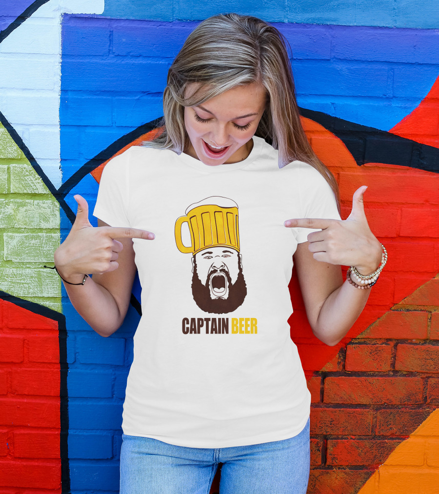 Studio4east Captain Beer Mug Helmet Logo Dominic Grecco Merch T-Shirt
