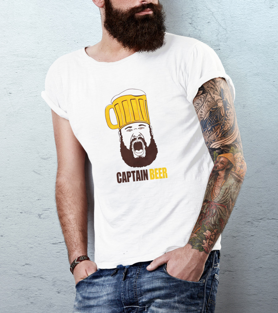 Studio4east Captain Beer Mug Helmet Logo Dominic Grecco Merch T-Shirt