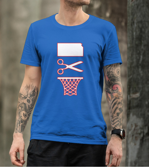 Rock Chalk Blog Kansas Jayhawks Net Cutting Victory T-Shirt
