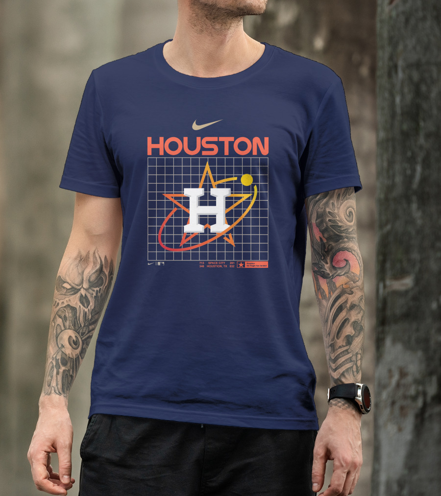 HOUSTON Astros Space City Houston TX MLB The Eagle Has Landed T-Shirt