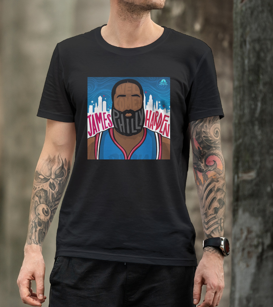 Welcome James Harden To Philly Skyline T-Shirt