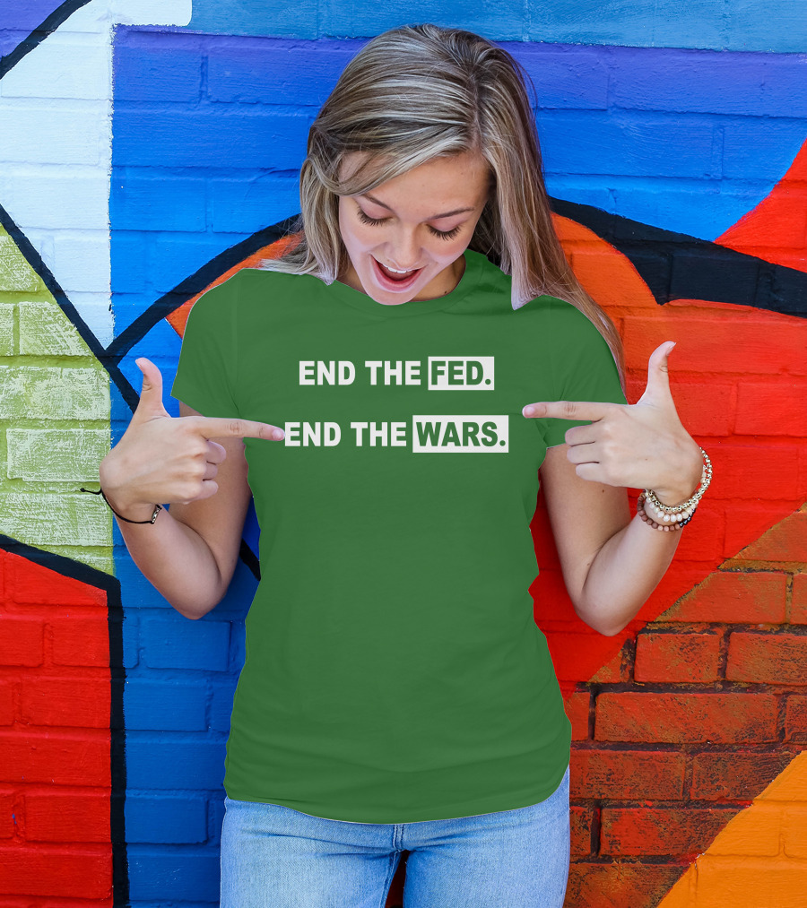 End The Fed End The Wars Shmichard Schmerez T-Shirt