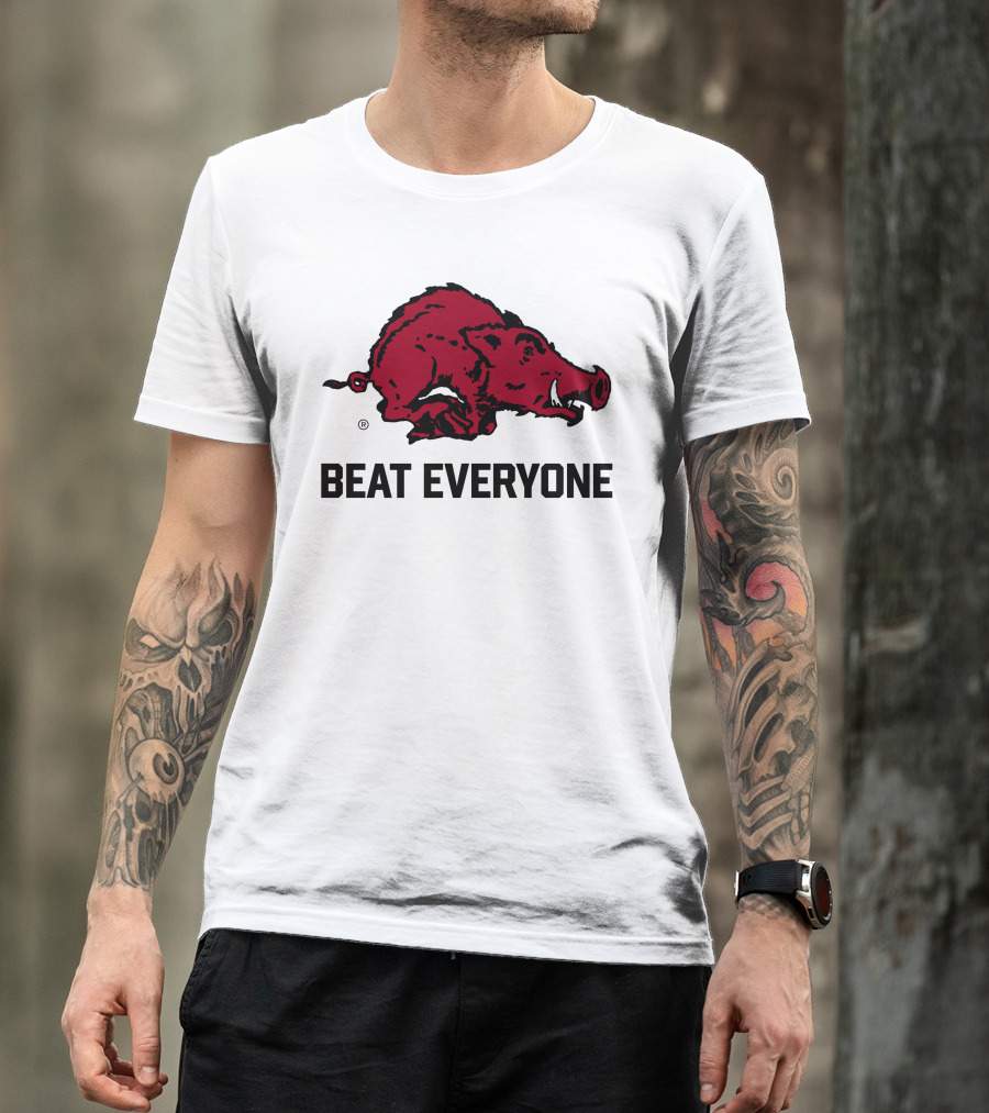 Beat Everyone Razorback Football T-Shirt