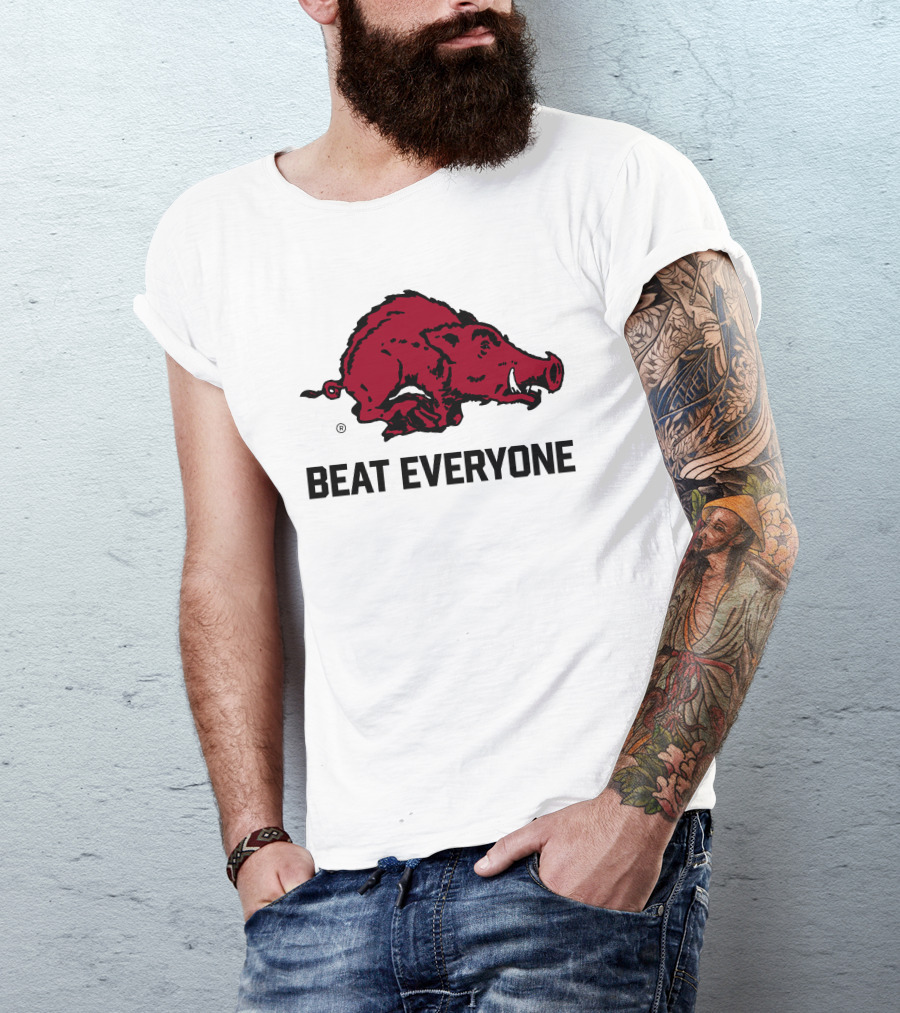 Beat Everyone Razorback Football T-Shirt