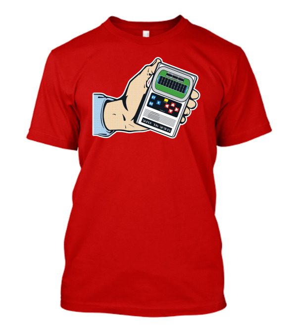 Super70s Sports S7s Handheld Electronic Football Vintage Retro Gaming Nostalgia T-Shirt